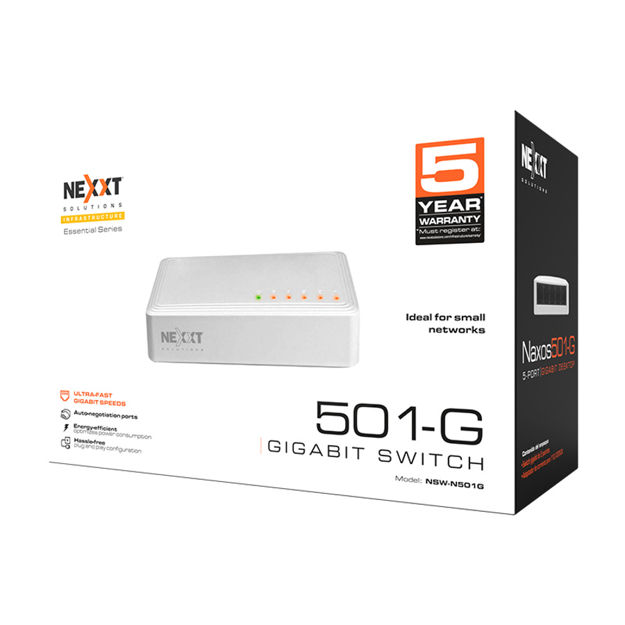 NSW-N501G Nexxt Solutions Infrastructure Redes Panamá