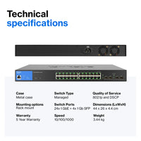 LGS328PC  Linksys  Redes Panamá [2982303d-09d3-46e7-857f-de390526e76f]