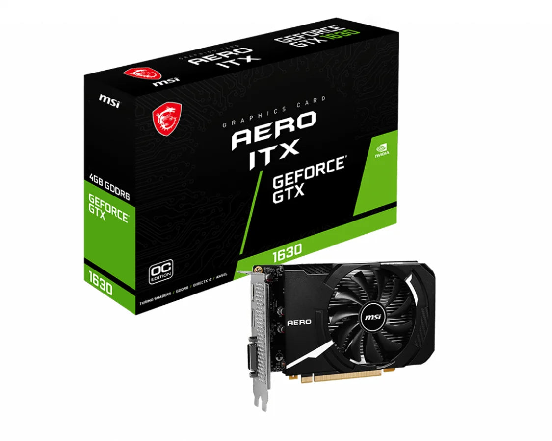 Geforce GTX 1630 AERO ITX 4G OC  MSI  Componentes Informáticos Panamá [2c1e23bc-d2ed-4531-b6ba-8d7303a8be15]