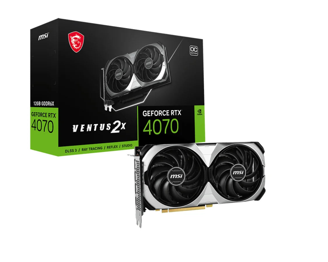 GeForce RTX 4070 VENTUS 2X 12G OC  MSI  Componentes Informáticos Panamá [2df570d5-1ccd-4068-9268-4bf5f2f4ee62]