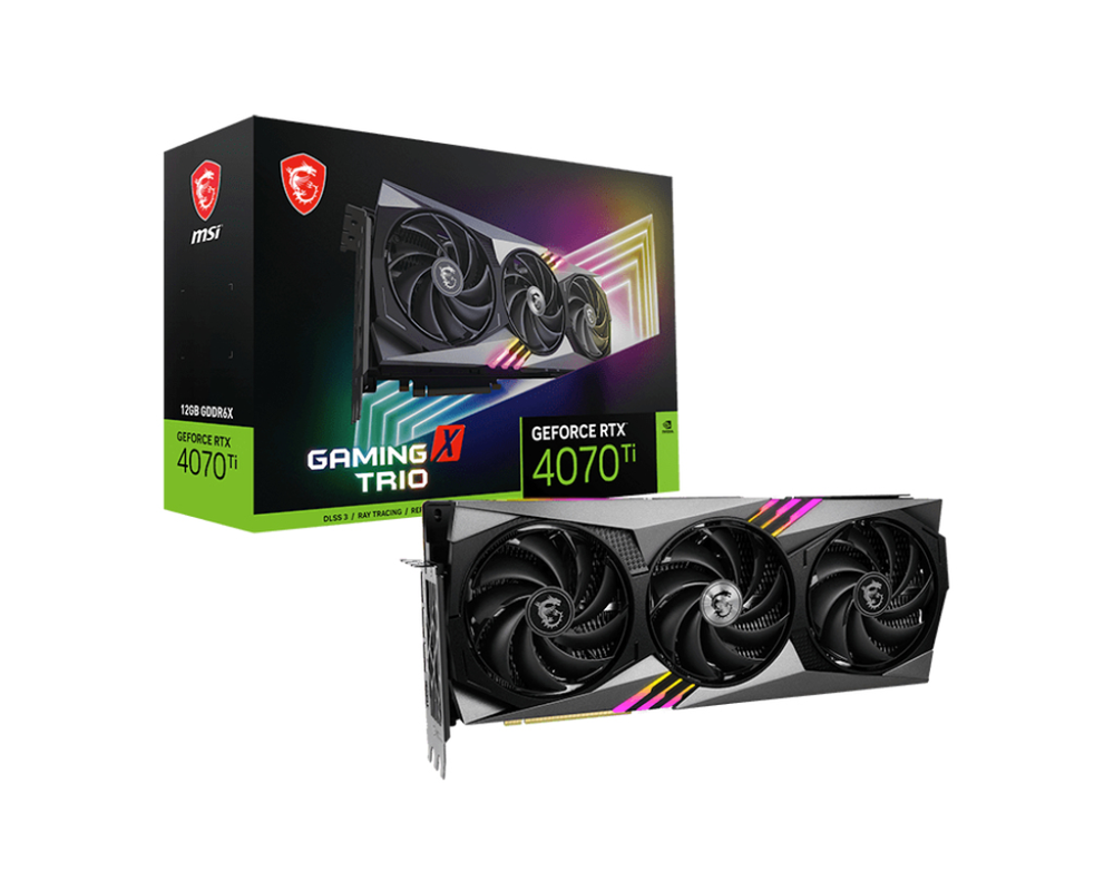 GeForce RTX 4070 Ti GAMING X TRIO 12G  MSI  Componentes Informáticos Panamá