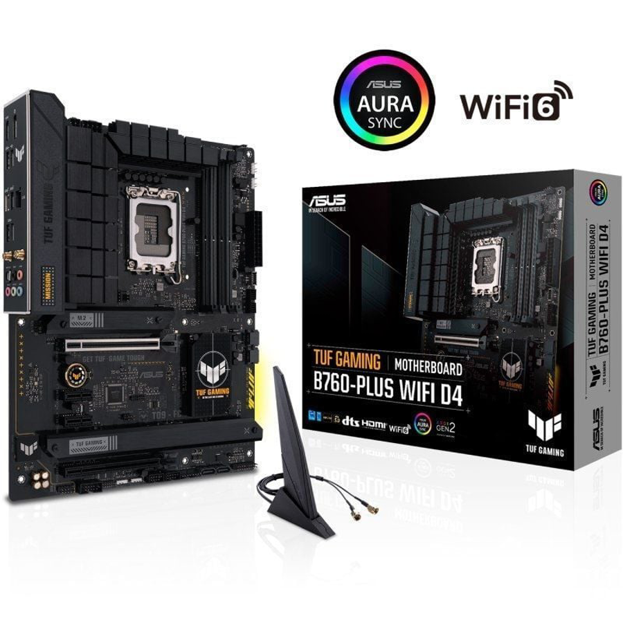 TUF GAMING B760-PLUS WIFI D4  ASUS  Componentes Informáticos Panamá