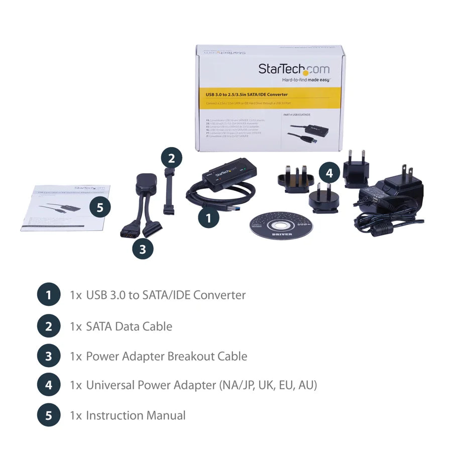 USB3SSATAIDE  StarTech.com  Accesorios para Computadores Panamá [671310b6-08cc-4ba8-b9ac-3fb45bbde74d]