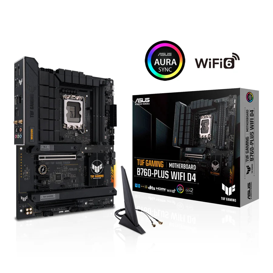 TUF GAMING B760-PLUS WIFI D4  ASUS  Componentes Informáticos Panamá [706fe54f-b92f-4287-b510-0c7e582fc654]