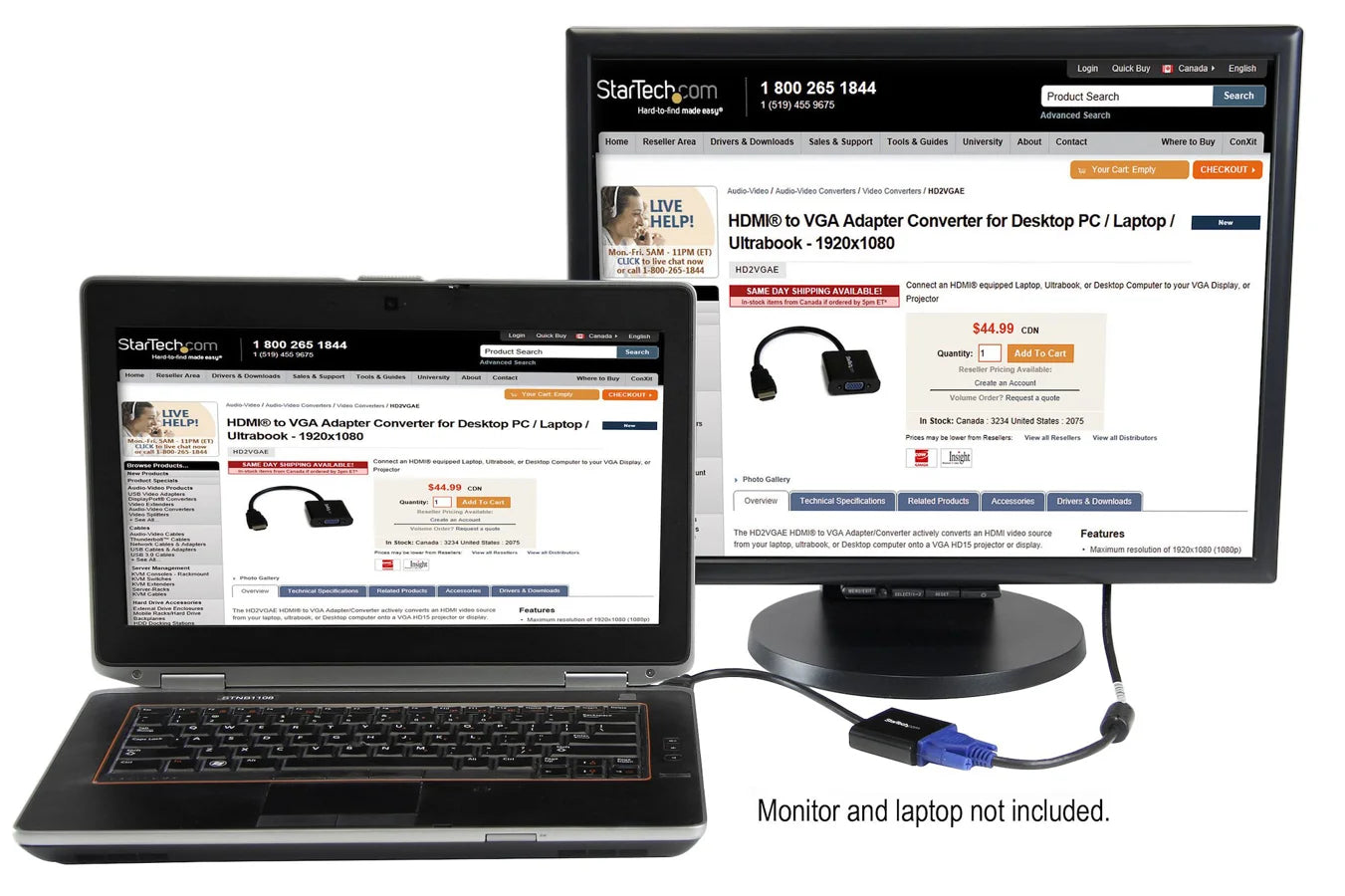 HD2VGAE2  StarTech.com  Audio y Video Panamá [72b951d0-8cff-4dd0-b041-d0414094b18a]