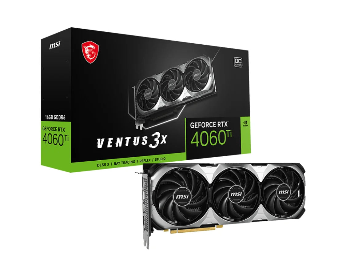 GeForce RTX 4060 Ti VENTUS 3X 16G OC  MSI  Componentes Informáticos Panamá [7a1f7f79-f220-4bec-bca0-ec167a1d1978]