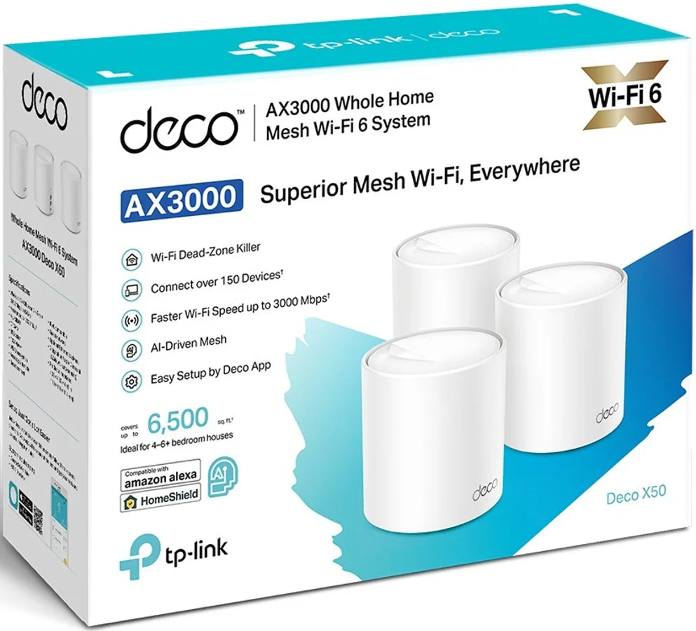 Deco X50(3-pack)  TP-Link  Redes Panamá [8e009105-a65a-45ab-a2cf-7f36bb39e14b]
