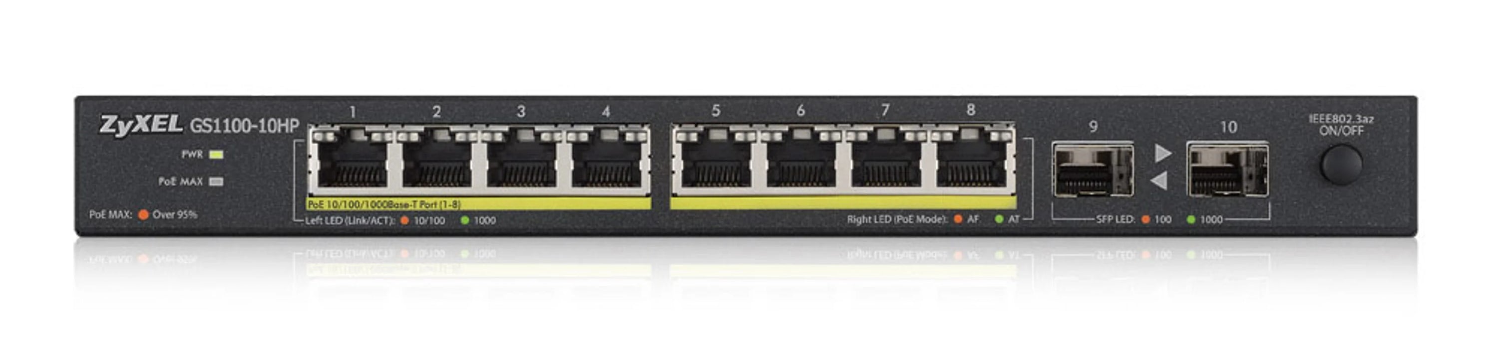 GS1100-10HP  ZyXEL  Redes Panamá [aca71790-e04d-4fda-936b-9c65f5cb300c]
