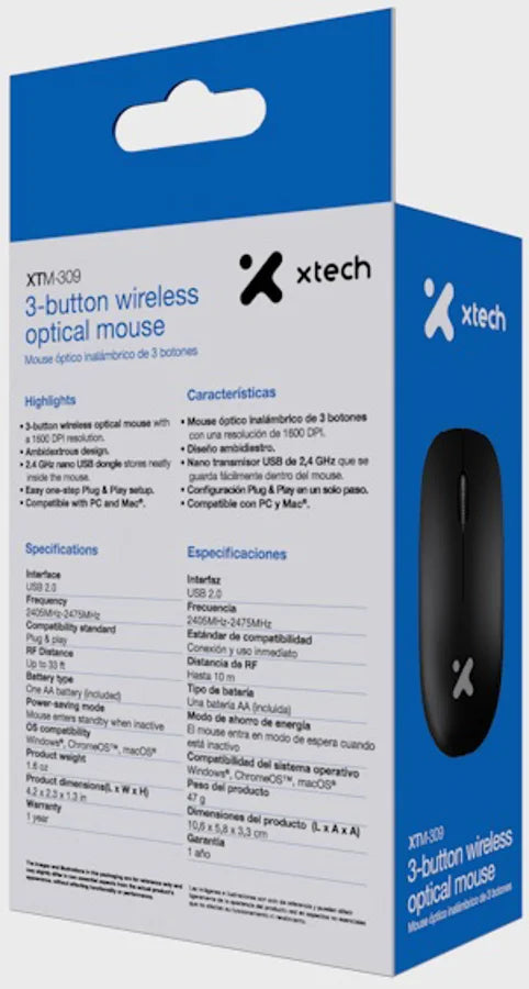 XTM-309  Xtech  Periféricos Panamá [b20f0d17-b92d-4e96-968a-31715bbb3676]
