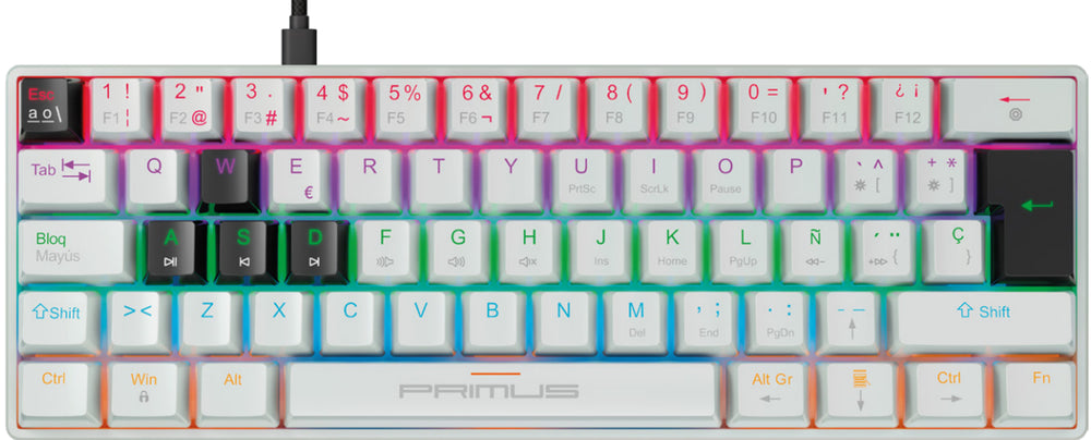 PKS-060W-S  Primus Gaming  Periféricos Panamá [e982ae6a-237e-4abb-8926-d91d539fa816]