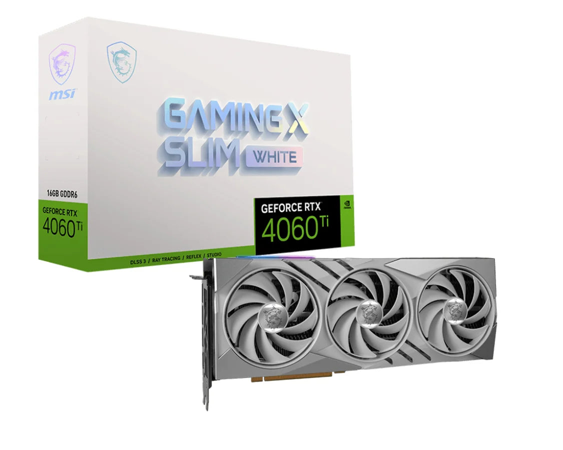 GeForce RTX 4060 Ti GAMING X SLIM WHITE 16G  MSI  Componentes Informáticos Panamá [f6d57cba-ab32-4763-87fa-64fbb3b129b3]